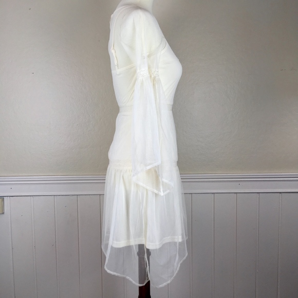 ALTAR'D STATE Bell Sleeve Gauzy "Romance Dress" XS - Picture 5 of 8